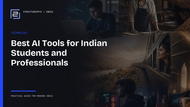 Best AI Tools for Indian Students and Professionals: A Practical Guide — Structurespys