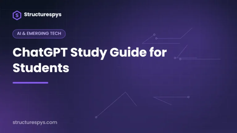 ChatGPT Study Guide for Students — Structurespys