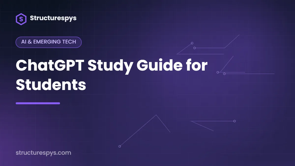 ChatGPT Study Guide for Students — Structurespys