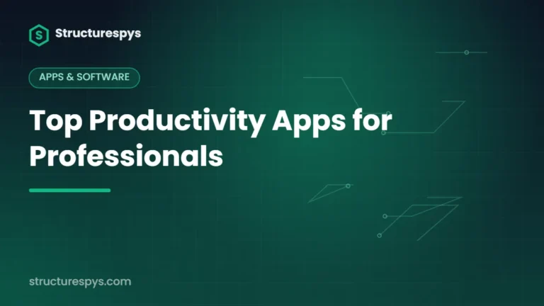 Top Productivity Apps for Professionals — Structurespys