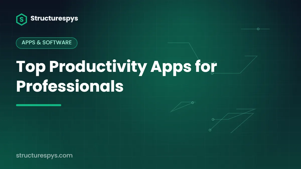 Top Productivity Apps for Professionals — Structurespys