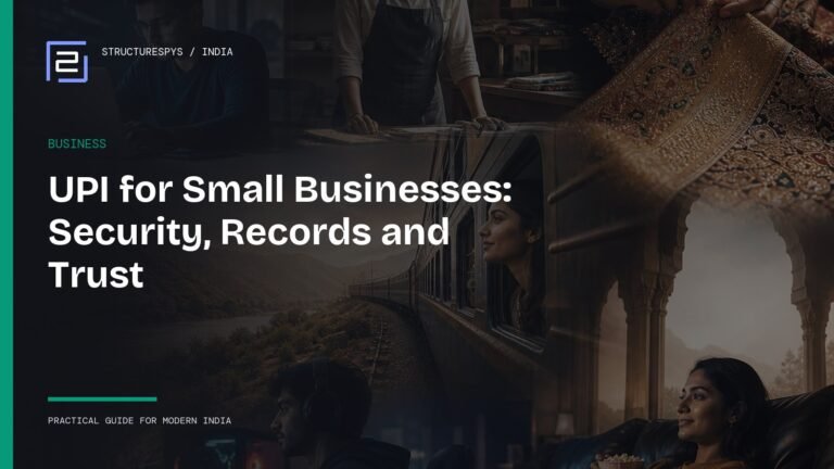 UPI for Small Businesses in India: Security, Records and Customer Trust — Structurespys